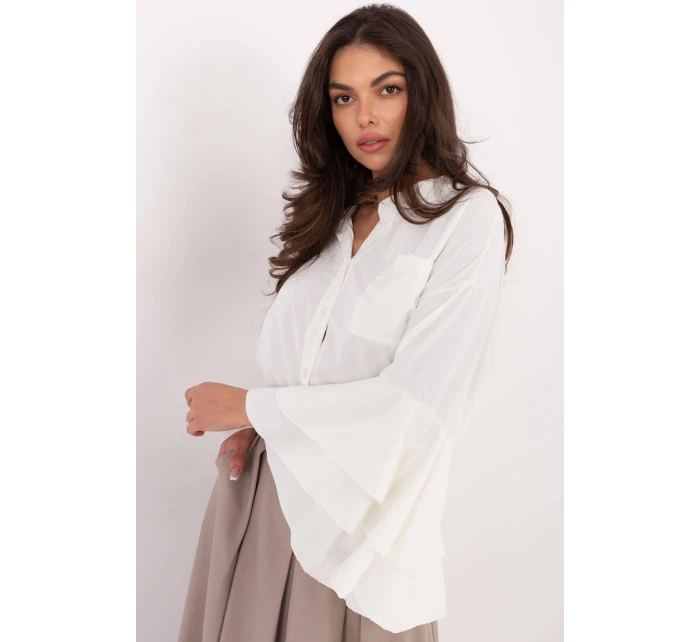 Košile s dlouhým rukávem model 219446 Rue Paris Košile s dlouhým rukávem model 219446 Rue Paris