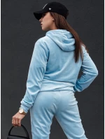 Dámský velurový komplet RELAX FIT blue FashionStreet AY1071