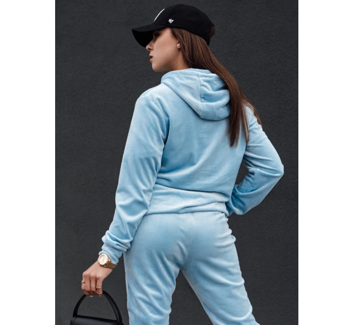 Dámský velurový komplet RELAX FIT blue FashionStreet AY1071