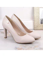 W model 19145948 světle šedé lodičky - SERGIO LEONE