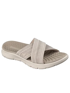 Dámské žabky Skechers GO WALK FLEX SANDAL IMPRESSED 141420 DKTP