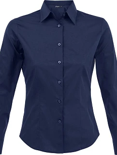 SOL'S Eden Elastická halenka s dlouhým rukávem model 22519328 dark blue