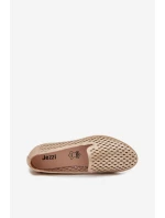 Dámské síťované polobotky Zlaté model 22027646 - Boto Dámské síťované polobotky Zlaté model 22027646 - Boto