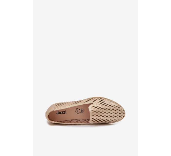 Dámské síťované polobotky Zlaté model 22027646 - Boto Dámské síťované polobotky Zlaté model 22027646 - Boto