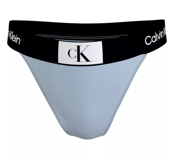 Dámské plavky Spodní díl HIGH RISE CHEEKY BIKINI KW0KW02259CYR - Calvin Klein