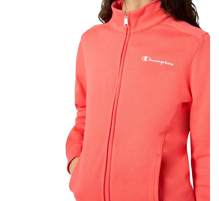 Dámská kombinéza Champion s celozipem oranžová a tmavě modrá 118289 RS073 tepláková souprava