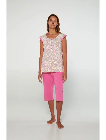 Vamp - Pyžamo s knoflíkovou légou 20251 - Vamp