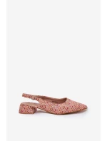 Pletené Dámské Sandály Na Podpatku Multikolor model 21687139 - Boto Pletené Dámské Sandály Na Podpatku Multikolor model 21687139 - Boto