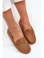 Dámské Mokasíny S Vzorovaným Designem A Šněrováním Camel Mirisa Dámské Mokasíny S Vzorovaným Designem A Šněrováním Camel Mirisa