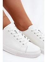 Kožené dámské tenisky Vinceza 79536 Bílé
