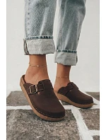 Dámské s přezkou  Čokoládové model 22200728 - Inblu