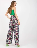 DHJ SP 13587 kalhoty.66P černá a modrá