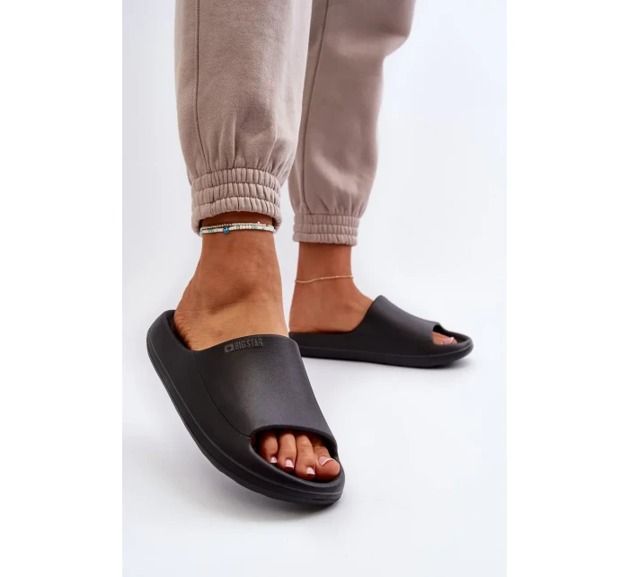 Lehké dámské pantofle Big Star Černá