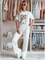 Dámské tričko bílé Dstreet model 21977077 - FashionStreet Dámské tričko bílé Dstreet model 21977077 - FashionStreet