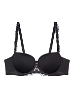 Dámská podprsenka Wild Azalea Florale WHP - BLACK - černá 0004 - TRIUMPH