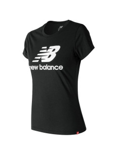 New Balance ESSENTIALS STACKED LOGO TEE BK WT91546BK tričko