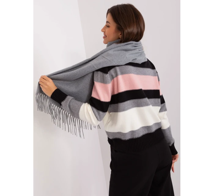 Szalik AT SZ 23185.73P ciemny szary Szalik AT SZ 23185.73P ciemny szary