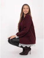 Marynarka IT MA bordowy model 21801849 - FPrice Marynarka IT MA bordowy model 21801849 - FPrice