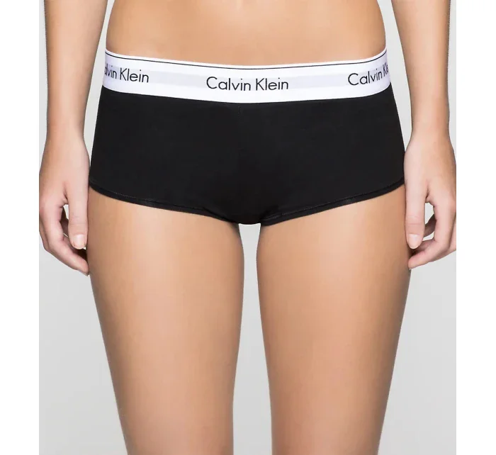 Dámské kalhotky šortky F3788E-001 černá - Calvin Klein