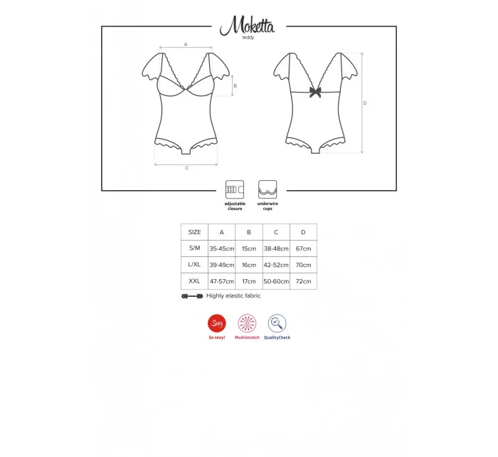 Body Moketta teddy - Obsessive