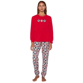 Dámské bavlněné pyžamo Berry 19502 - Vamp Dámské bavlněné pyžamo Berry 19502 - Vamp