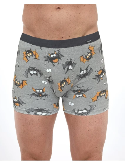 Pánské boxerky Tattoo  Šedá vzor  model 21857551 - Cornette