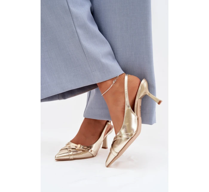 Sandály na podpatku  model 225226 Step in style