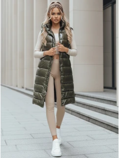 Dámská prošívaná vesta GANTINI zelená FashionStreet TY3747