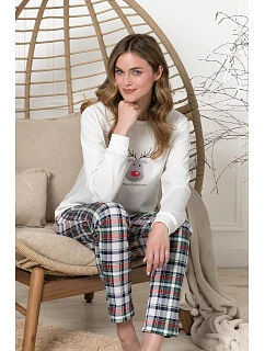 Pyžamo Leveza 1806 Weronika, dlouhé rukávy, velikosti S–XL