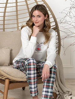 Pyžamo  dlouhé rukávy, velikosti S–XL model 22321367 - LEVEZA
