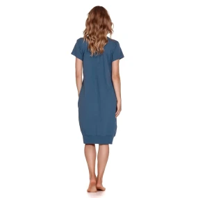 Dámská těhotenská košile 4348 blue - Doctornap