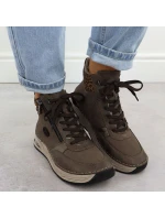 Hnědé dámské boty model 21905828 - Rieker