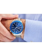 Pánské hodinky Chronograph Sapphire Silver Blue model 21807591 - Giewont