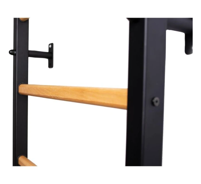 DŘEVĚNÝ KOVOVÝ GYMNASTICKÝ ŽEBŘÍK SE 4 DRŽADLY BENCHK 200B
