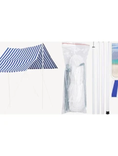 Stan se sluneční stříškou a tyčemi 3X1,7M MODRÝ