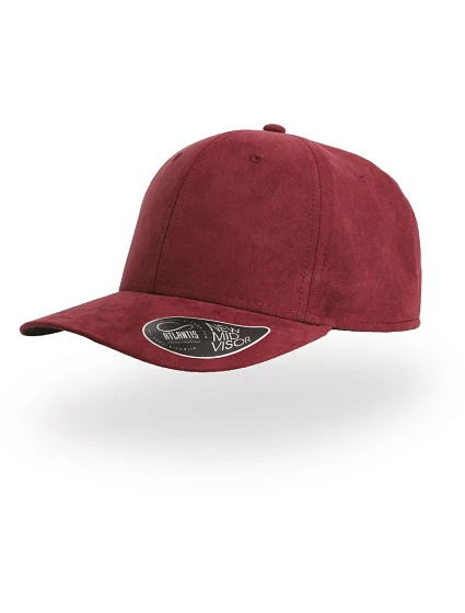Atlantis Headwear Fam 6 Panelová čepice semišového vzhledu 33.4070 burgundy Atlantis Headwear Fam 6 Panelová čepice semišového vzhledu 33.4070 burgundy