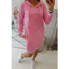 Světle růžové šaty Brooklyn