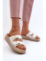 Dámské žabky s eko bílé model 21660689 - Boto Dámské žabky s eko bílé model 21660689 - Boto