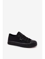 Dámské Textilní Tenisky Na Platformě Big Star model 21694342 Černé - Big Star Shoes Dámské Textilní Tenisky Na Platformě Big Star model 21694342 Černé - Big Star Shoes