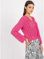Sweter LC SW model 21091659 ciemny różowy - FPrice