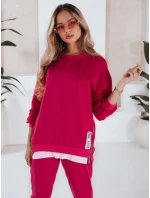 Dámská tepláková souprava fuchsiová Dstreet model 21970933 - FashionStreet