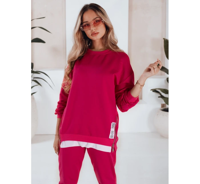 Dámská tepláková souprava fuchsiová Dstreet model 21970933 - FashionStreet