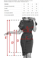 pohodlné šaty s asymetrickou sukní a páskem pistáciová barva model 22108719 - numoco