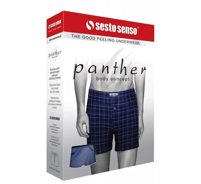 Sesto Senso BM01 Panther Maxi boxerky 3XL-4XL Sesto Senso BM01 Panther Maxi boxerky 3XL-4XL