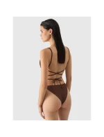 Dámský horní díl plavek 4F 4FWSS24UBKTF041-81S Hnědý Dámský horní díl plavek 4F 4FWSS24UBKTF041-81S Hnědý