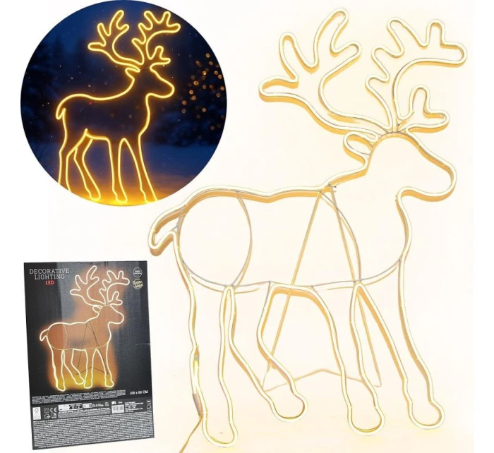 NEONOVÉ DEKORATIVNÍ SVĚTLO 735 VEDLO K SOBŮM