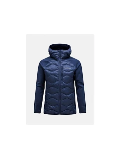 M model 22152037 Down Hybrid Hood bunda tmavě modrá - Peak Performance