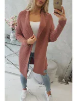 Svetr s netopýřími rukávy tmavě růžový