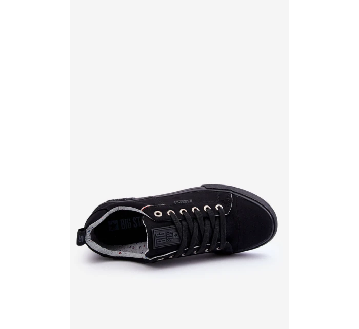 Pánské nízké Materiál tenisky Big Star KK174002 Černá