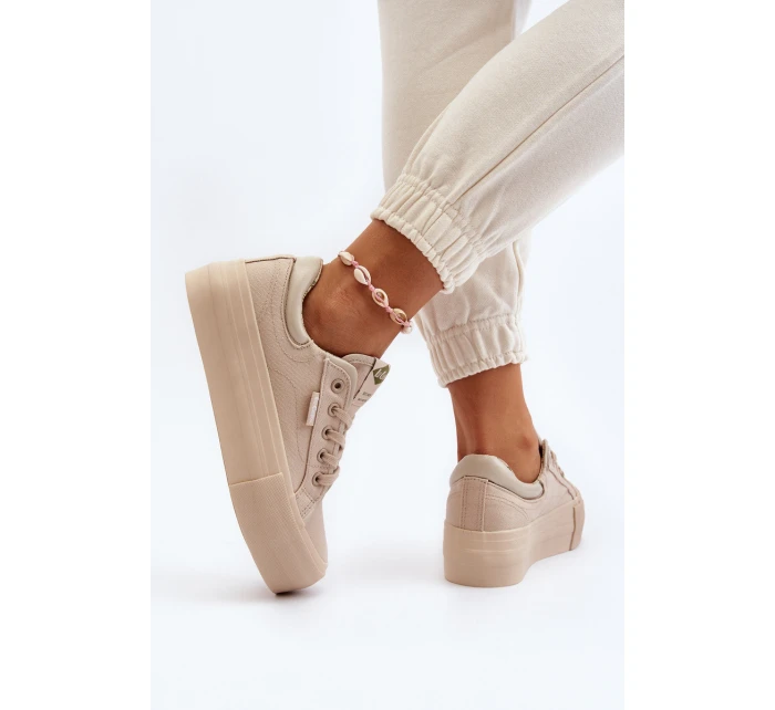 Dámské tenisky na platformě model 21650000 béžové - Lee Cooper